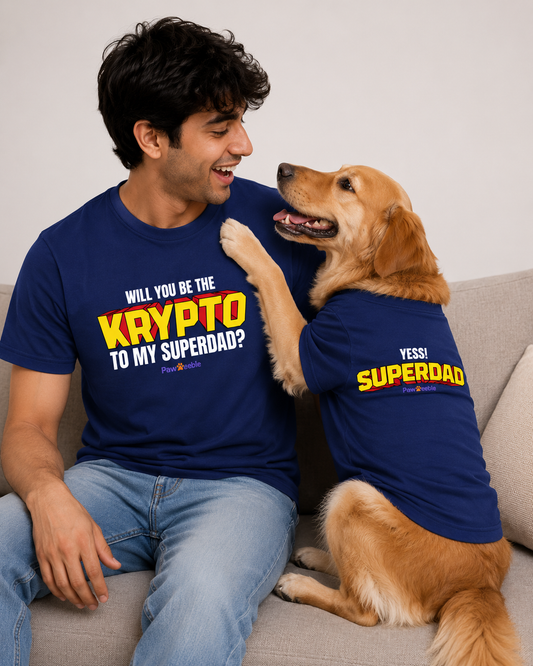 Super Dad and Krypto Blue Combo