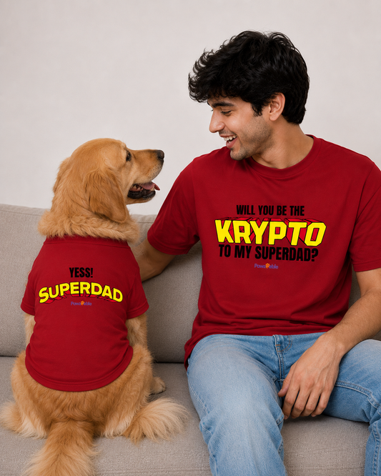 Super Dad and Krypto Red Combo
