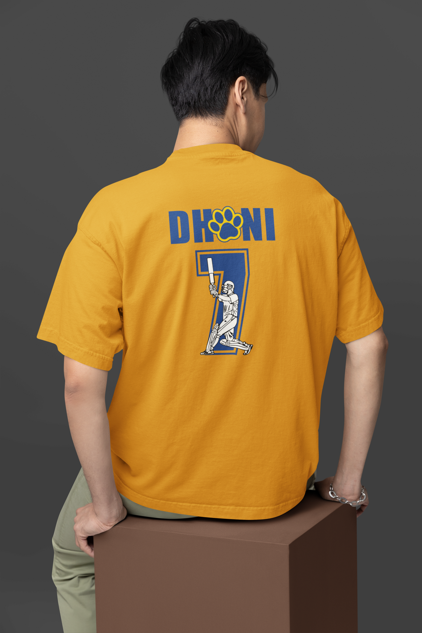 DHONI - Chennai Supaw Kings Oversized T-shirt