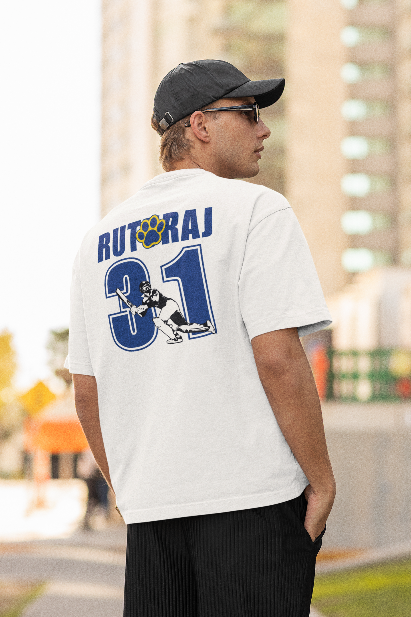 RUTURAJ - Chennai Supaw Kings Oversized T-shirt