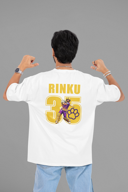 RINKU - Kolkata Knight Rowders Oversized T-shirt