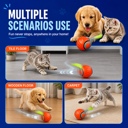 Smart Interactive Rolling Ball for Cats & Dogs
